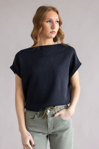 Soft Touch Top for Women in Black