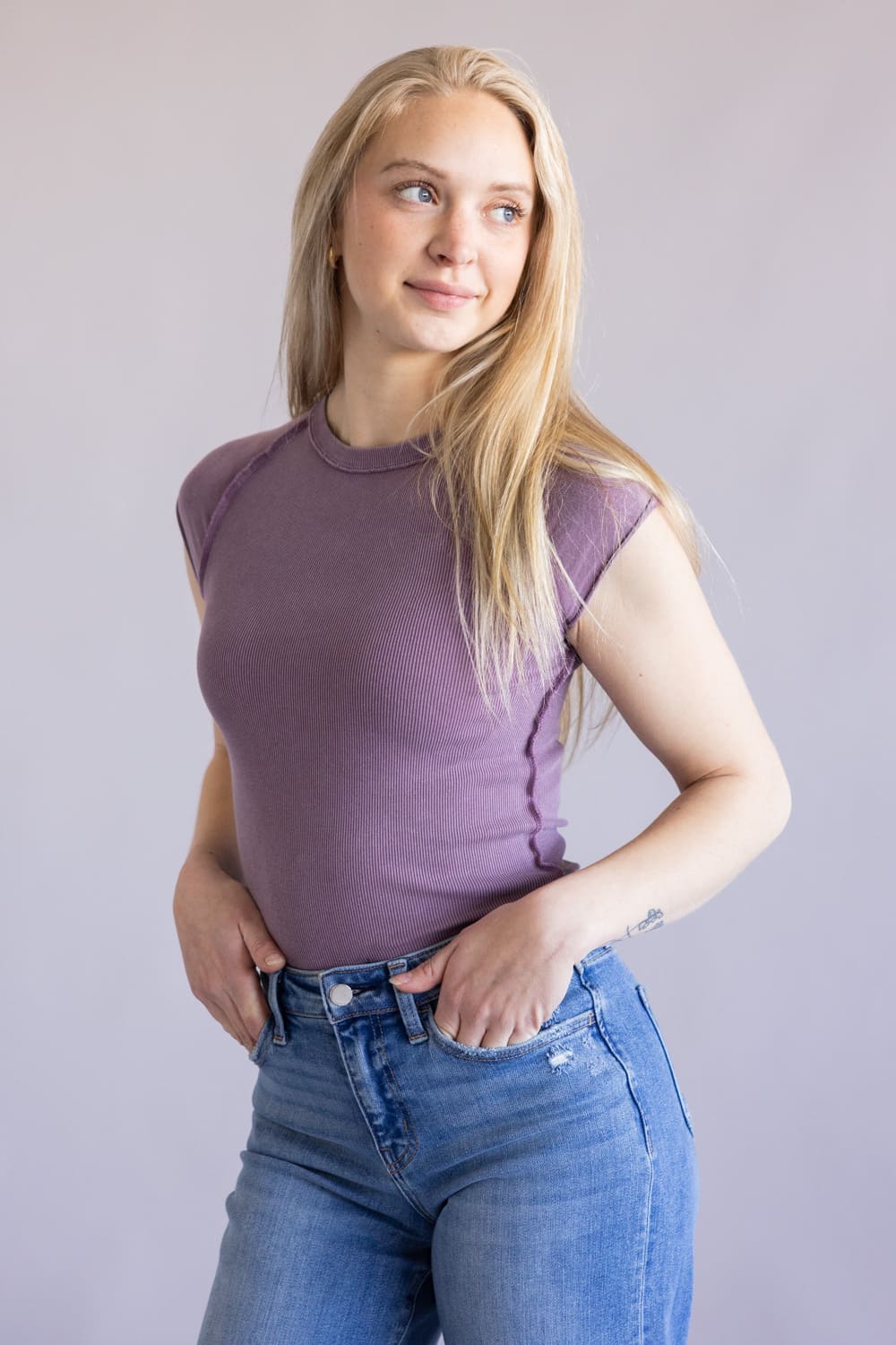 Free People We The Free Ever Had Tee for Women in Orchid