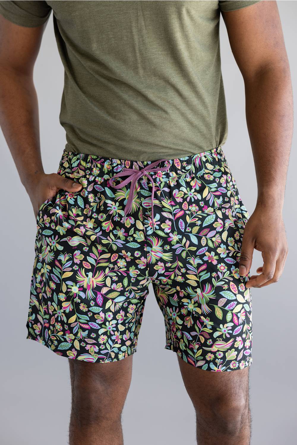 Saxx 2n1 Oh Buoy Swim Shorts for Men in Garden