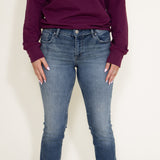Silver Jeans Girlfriend Mid Rise Slim Leg Jeans for Women