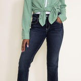 Silver Jeans Mid-Rise Slim Leg Boyfriend Jeans for Women