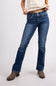 Silver Jeans Suki Mid Rise Slim Bootcut Jeans For Women