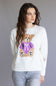 Simply Southern Anastasia Crew Neck Sweater for Women in Cream