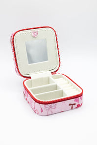 Simply Southern Jewelry Box Case in Pink Bow
