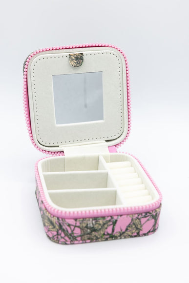 Simply Southern Jewelry Box Case in Pink Camo