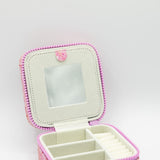 Simply Southern Jewelry Box Case in Pink Paisley