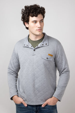 NKNIT pattern pullover sweat チャコール　ブラウン Seamless-3D-Knit-Crewneck-