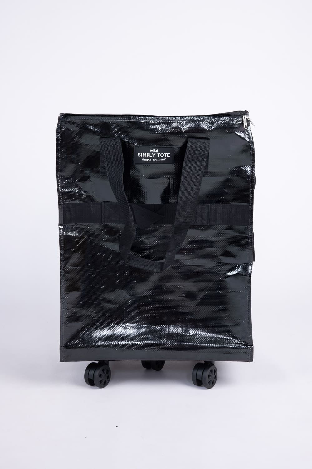 Simply Southern Rolling Tote Bag in Black