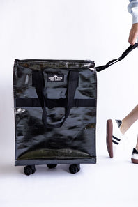 Simply Southern Rolling Tote Bag in Black