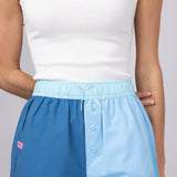 Womens Simply Southern Serena Boxer Shorts for Women in Blue