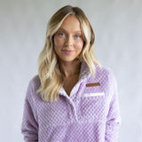 Simply Southern Simply Soft Pullover for Women in Lilac Purple