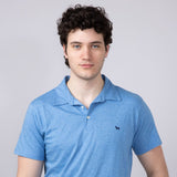 Men's Simply Southern Solid Polo for Men in Blue