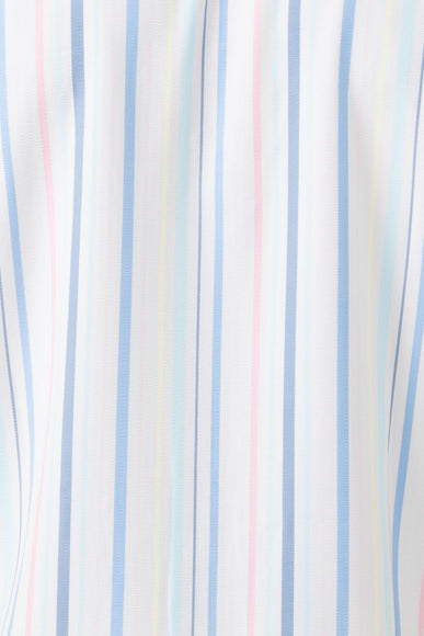 Simply Southern Stripe Button Down Shirt for Men in White 