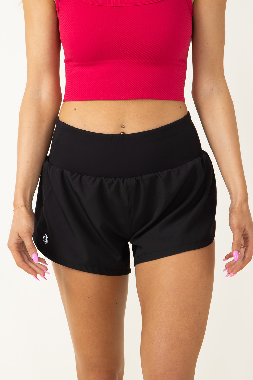 Simply Southern Tech Shorts for Women in Black
