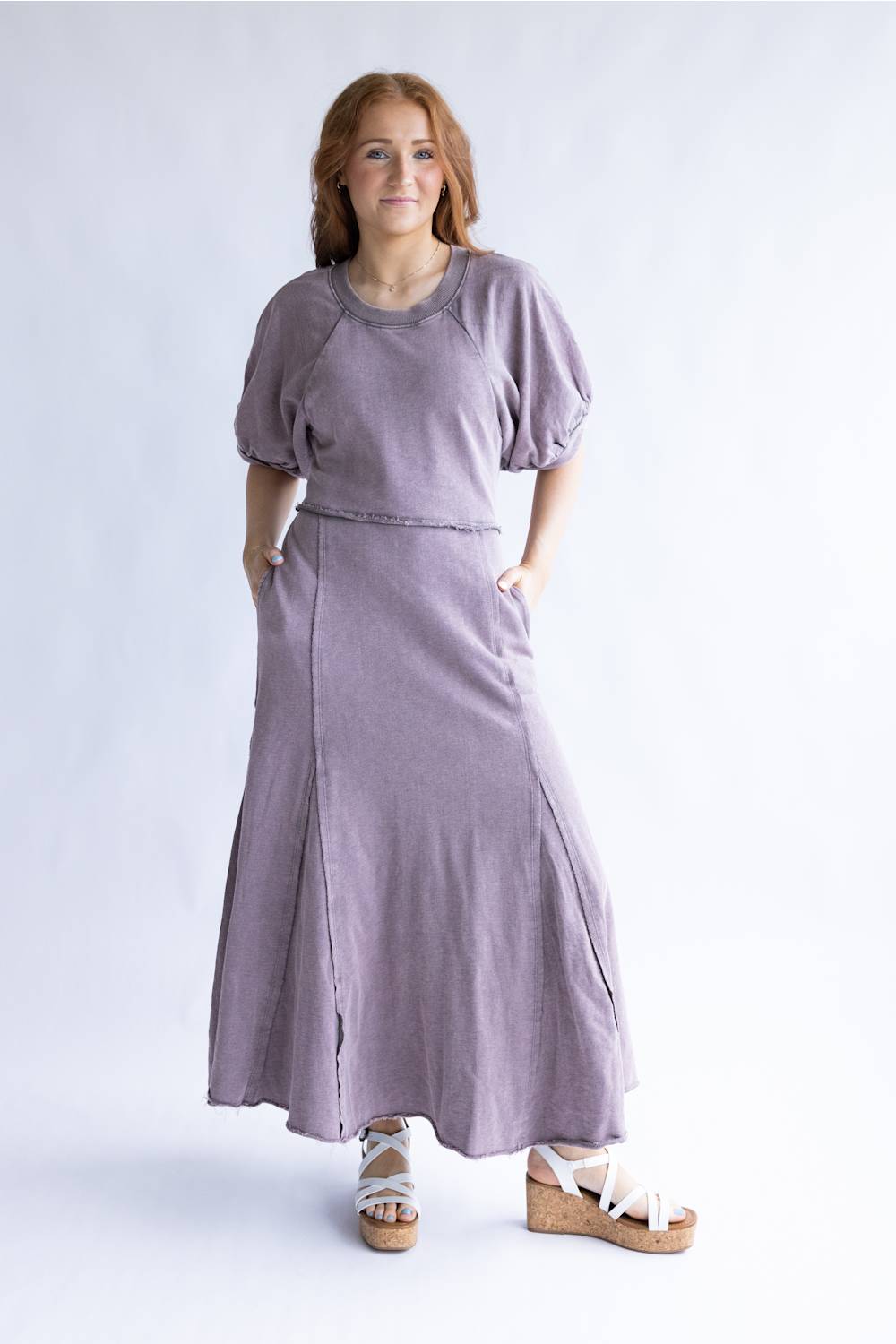 Simply Southern Washed Dress for Women in Dark Gray