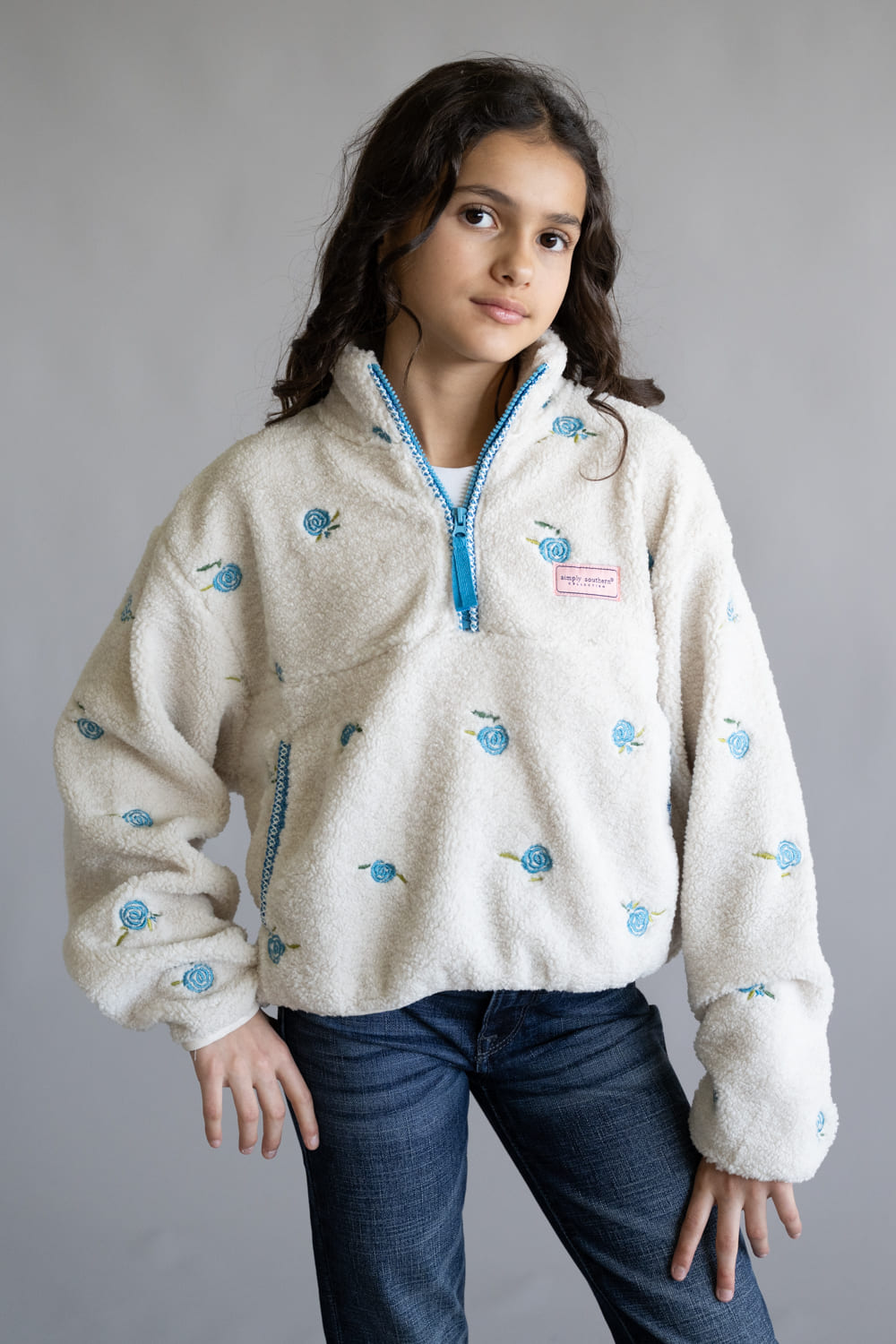 Simply Southern Youth Taylor ½ Zip Pullover for Girls Glik's