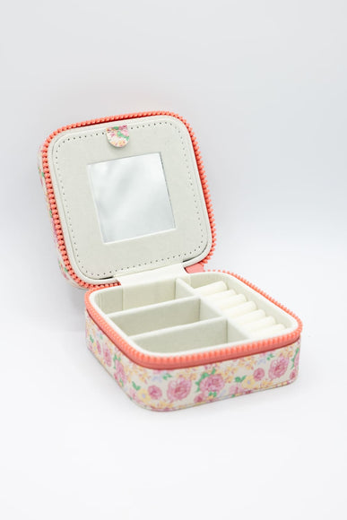 Simply Southern Jewelry Box Case in Yellow Floral | 0225-BAG-JWLCASE-LTBLM