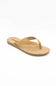 Soda Ella Flip Flops for Women in Tan