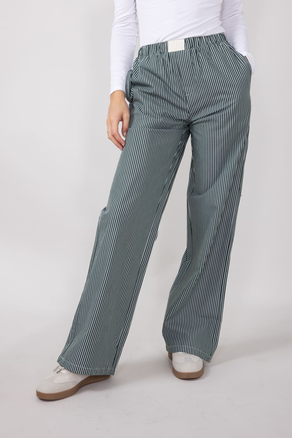 rame pin stripe wide pants 00s archive