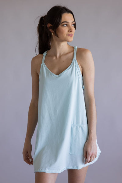 bridesmaid dress teal Ever-Pretty A-Line Pleated Chiffon Tie-Waist Evening Dress main image 0