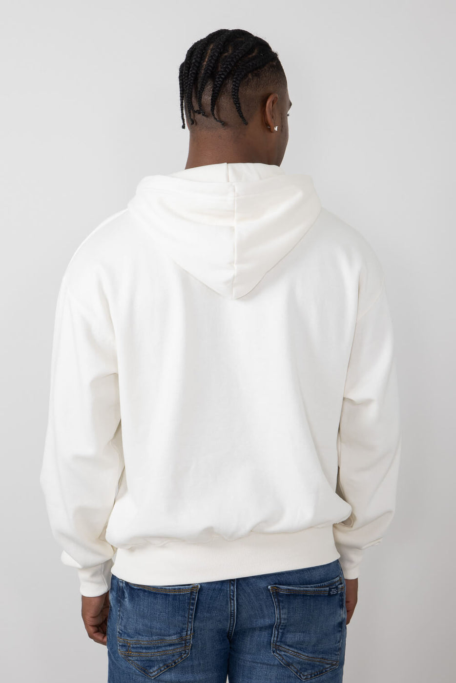 【THE NORTH FACE】\"EXPLORE GEAR\" コットンフーディ/white dune The North Face Evolution Vintage Hoodie for Men in White