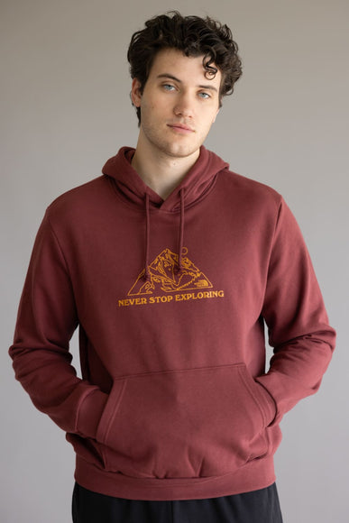 The North Face Evolution Mountain Hoodie for Men in Red