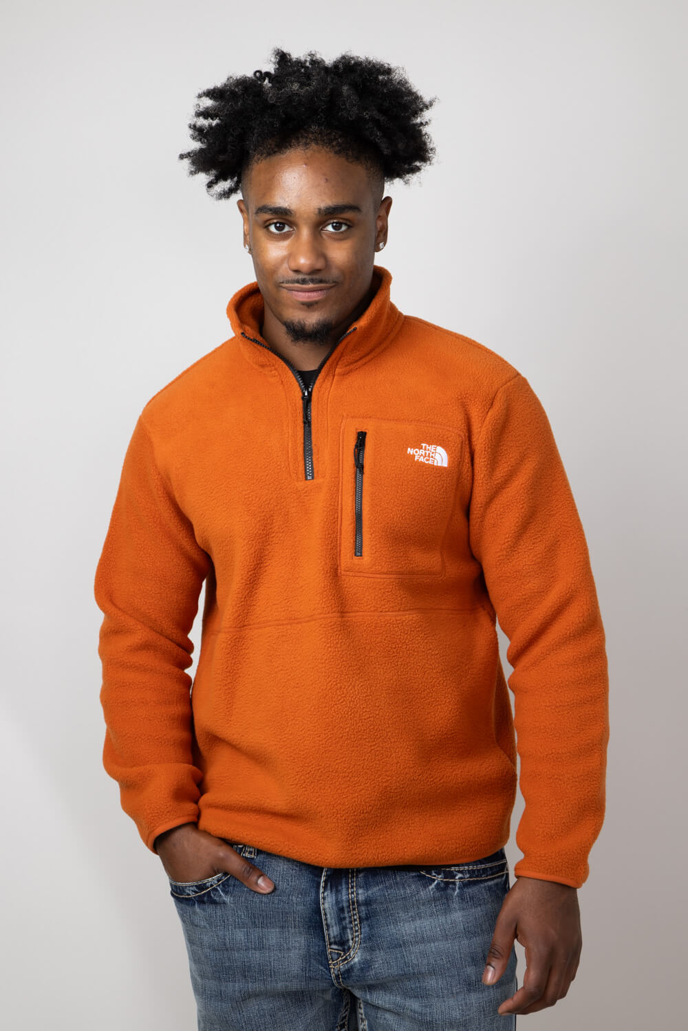 The North Face Yumiori Quarter Zip for Men in Copper