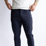 Copper & Oak Faille 5 Pocket Pants for Men in Deep Navy