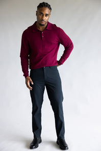 Tricot Prime Time Performance Pants for Men in Black