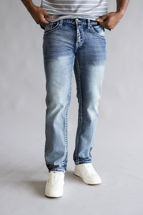 True Luck Nassau Straight Leg Jeans for Men