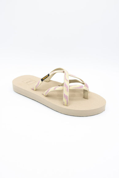 Teva Olowahu Sandals for Women in Neon Wave Peach Ice