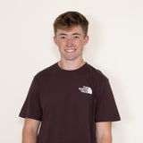The North Face Box Logo T-Shirt for Men in Brown