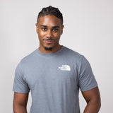 The North Face Box Logo T-Shirt for Men in Grey