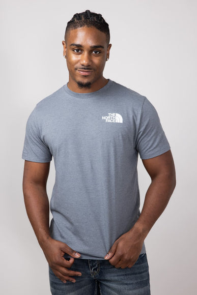 The North Face Box Logo T-Shirt for Men in Grey