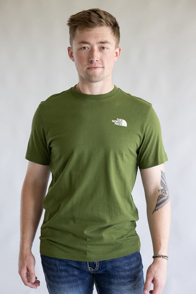 The North Face Core Box Graphic T-Shirt for Men in Green
