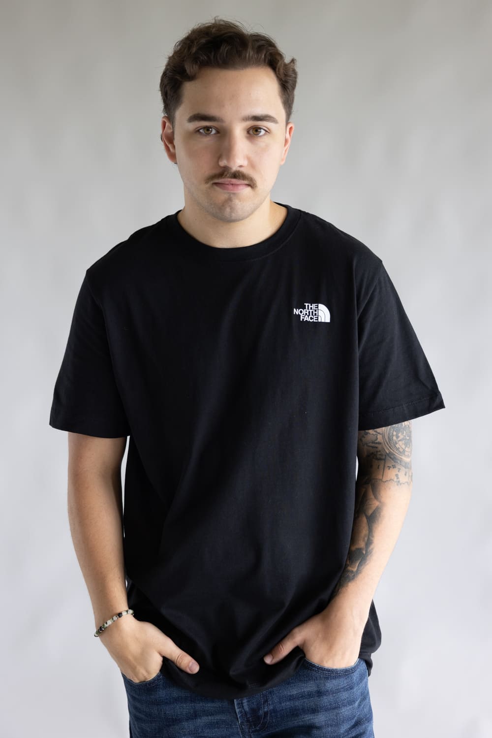 The North Face Evolution Camo Box T-Shirt for Men in Black