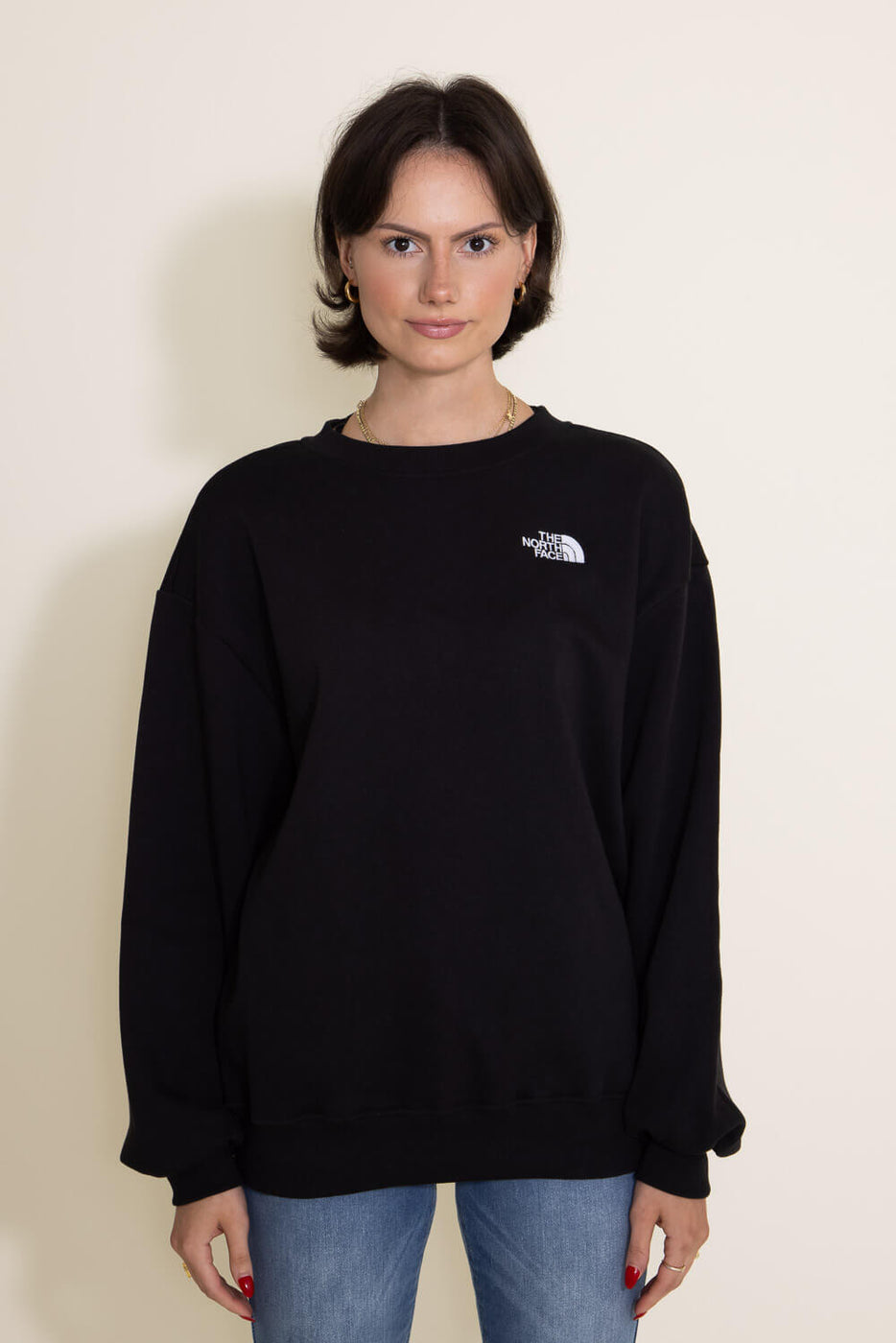 The North Face Evolution Oversized Crew Sweatshirt for Women in