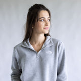 The North Face Evolution ¼ Zip for Women in Heather Grey