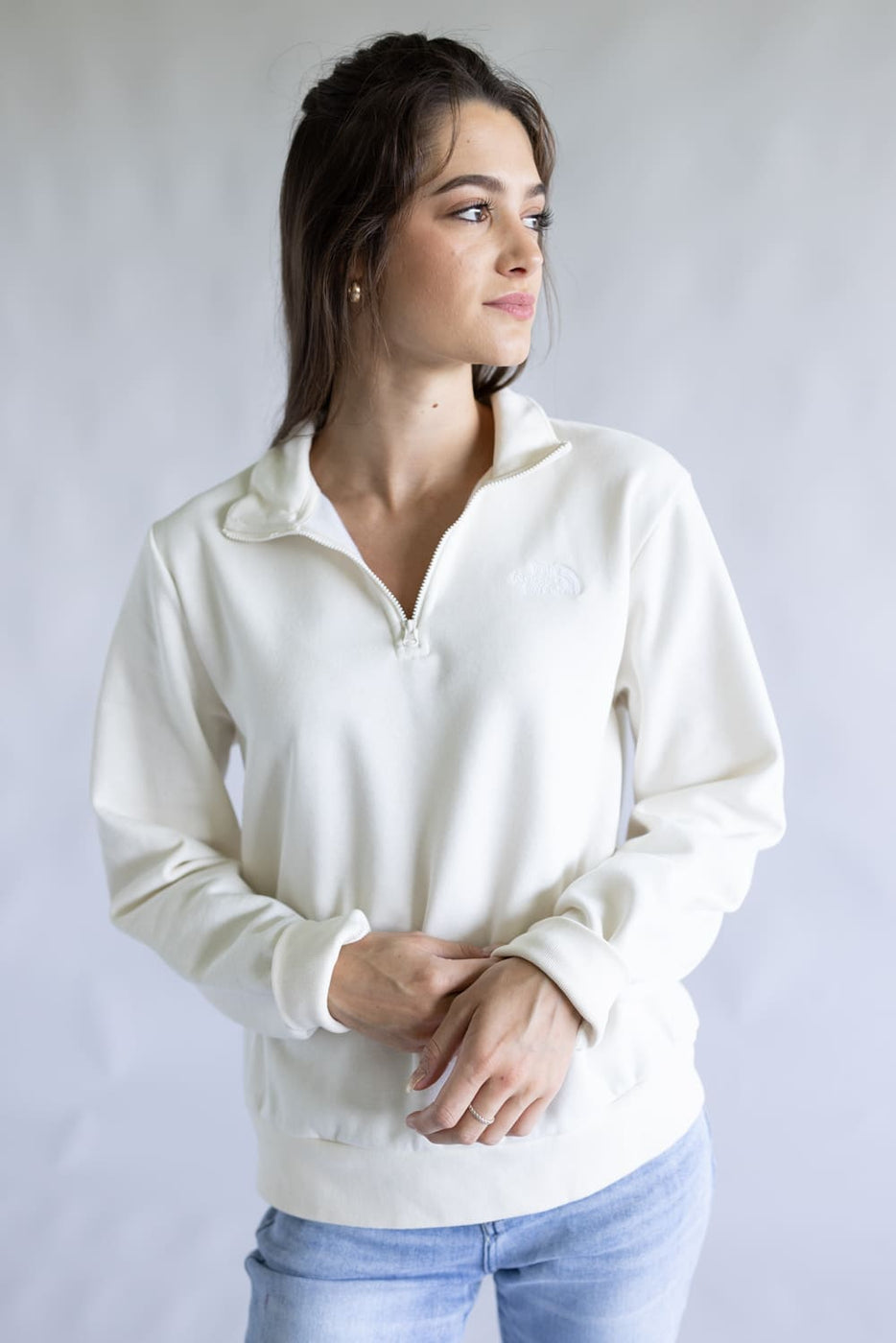 ザ・ノースフェイス The North Face Evolution Hoodie レディース パーカー スウェット White Dune The North Face Evolution Hoodie for Women in White Dune