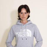 The North Face Half Dome Hoodie for Women in Light Grey