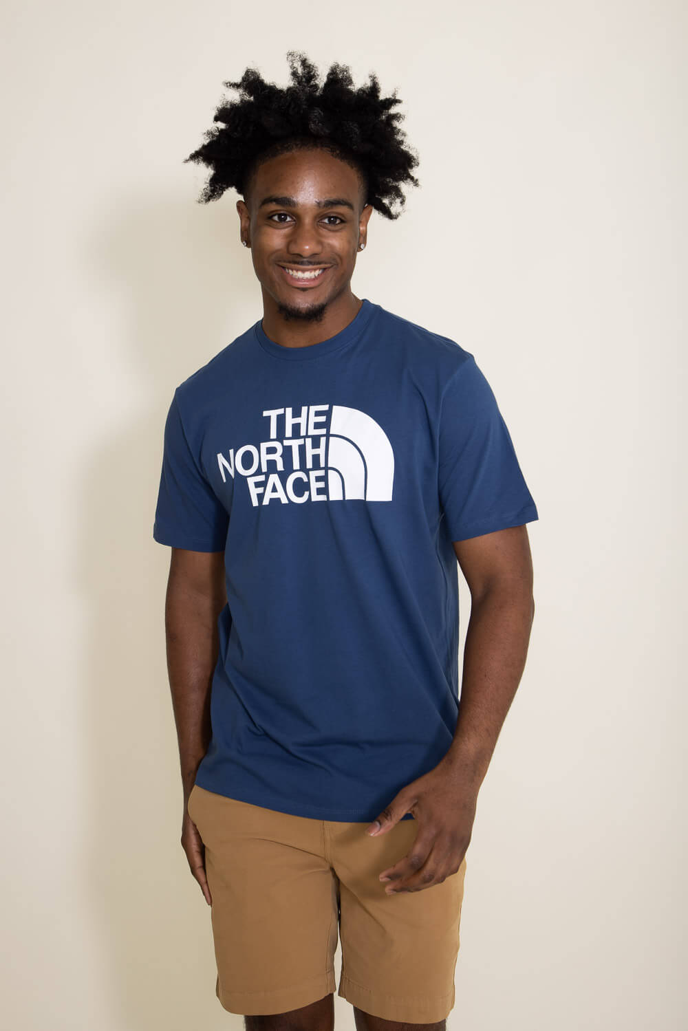 Men's The North Face Half Dome T-Shirt Large Shady Blue/TNF White