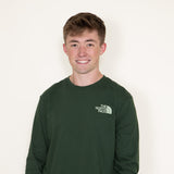 The North Face Long Sleeve Sleeve Hit T-Shirt for Men in Green 