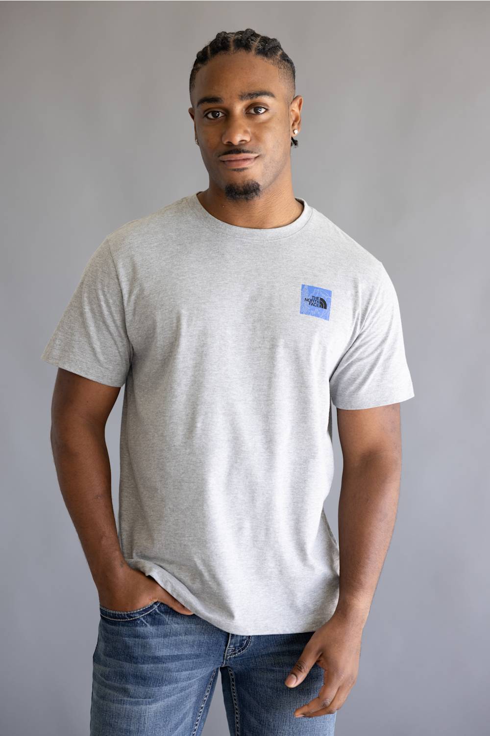The North Face Monte T-Shirt for Men in Grey