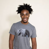 The North Face Tri Blend Bear T-Shirt for Men in Grey Heather