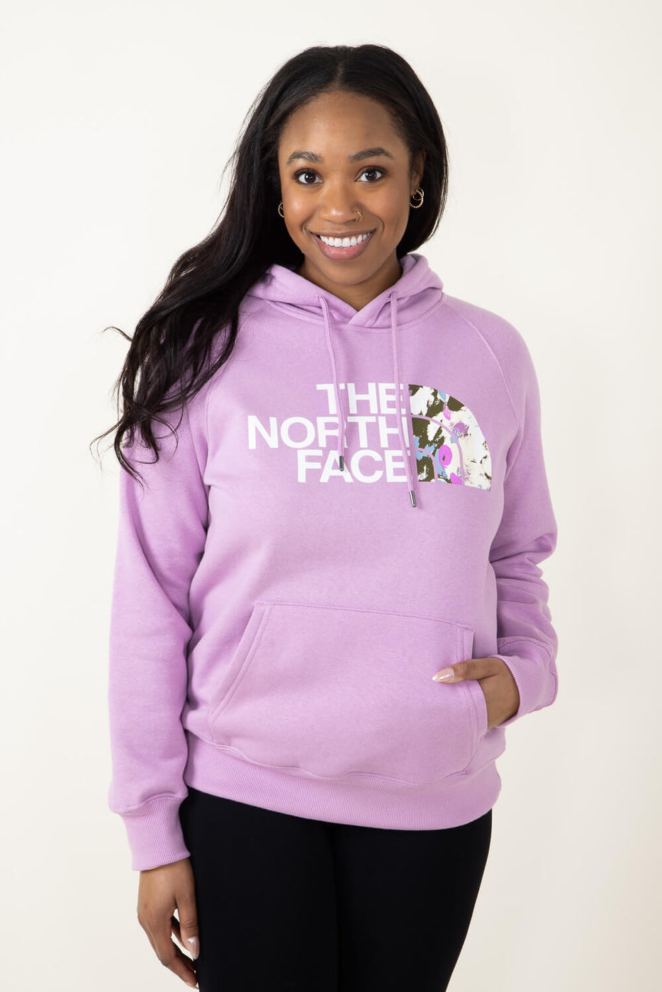 The North Face Half Dome Hoodie for Women in Purple NF0A7UNO PO2