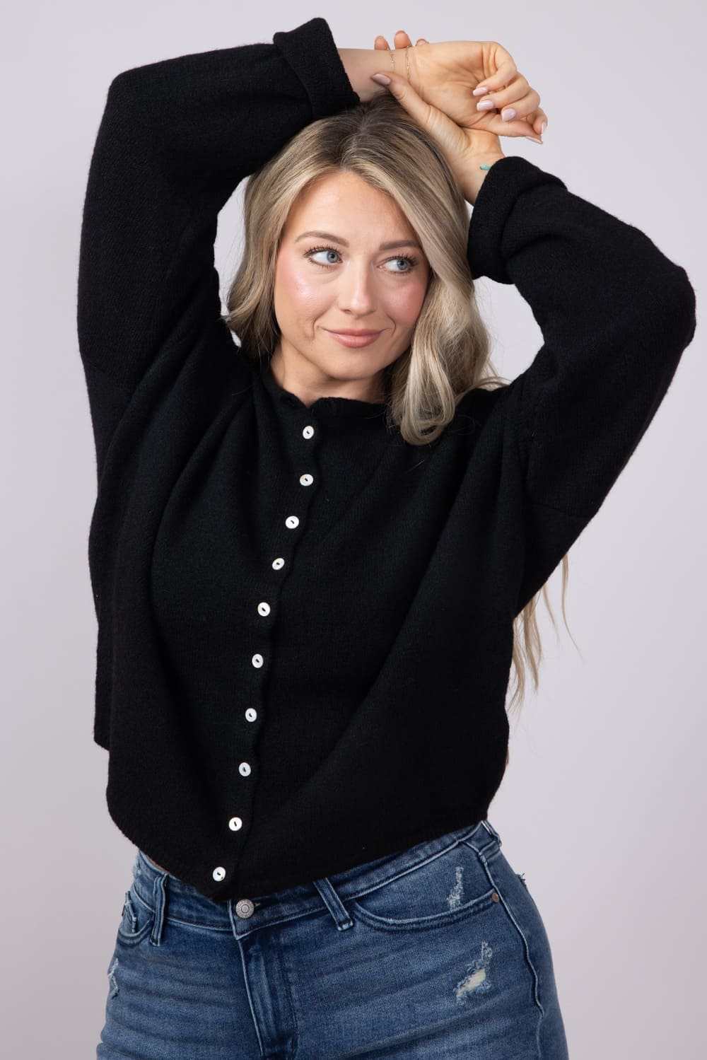 Things Between Piper Cardigan for Women in Black