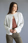 Things Between Piper Cardigan for Women in Ivory Stripe