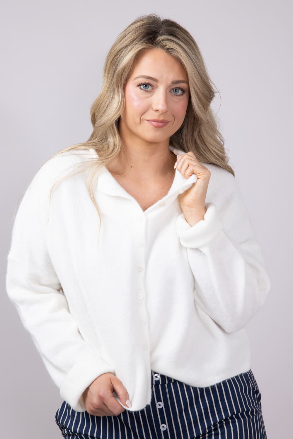 Things Between Piper Cardigan for Women in White