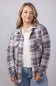Thread & Supply Cassin Soft Luxe Button Up Shirt in Vintage Indigo Plaid