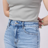 Thread & Supply Cloud Vintage Stretch Mid-Rise Denim Shorts for Women